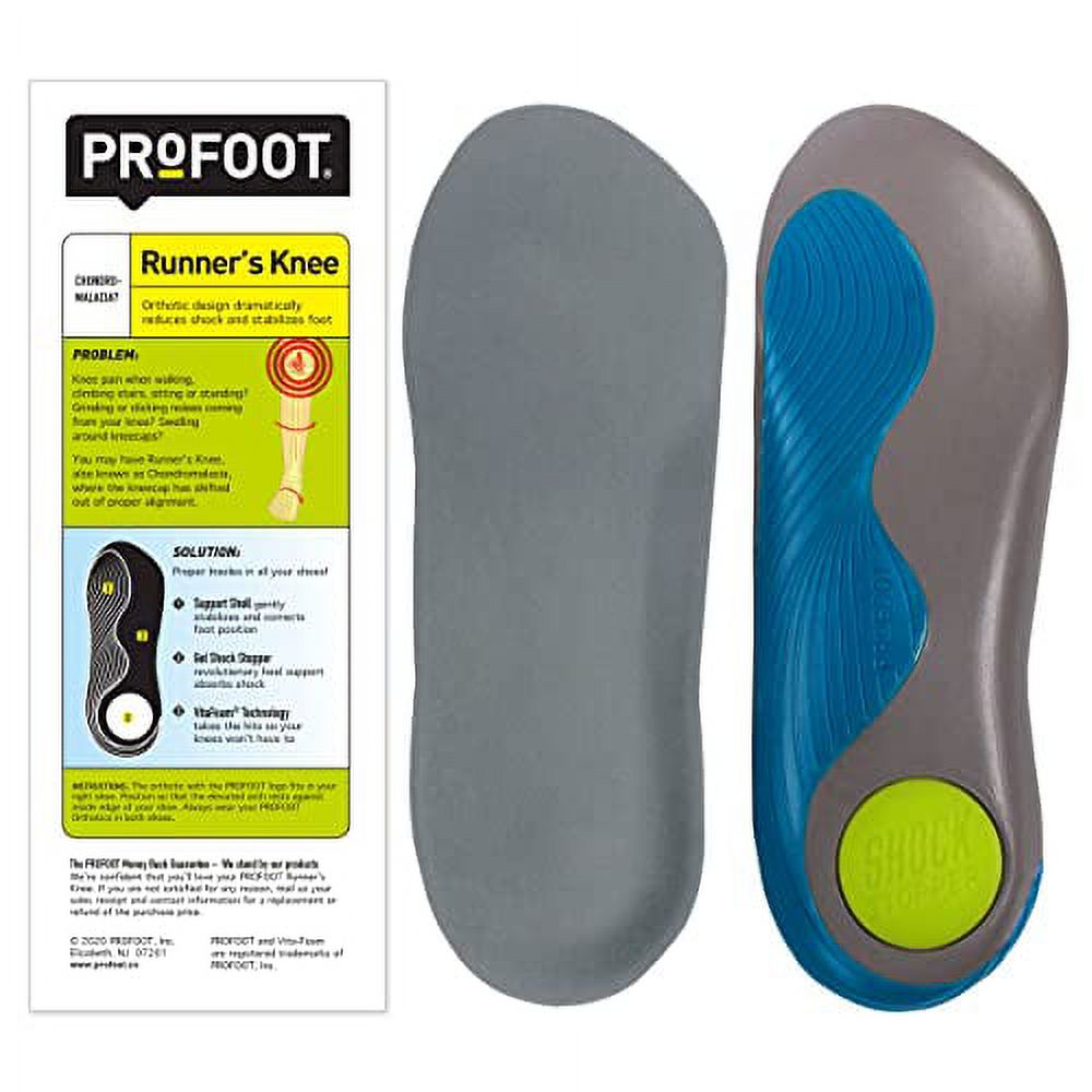 Profoot Runner's Knee Orthotic Insole, Men's 813