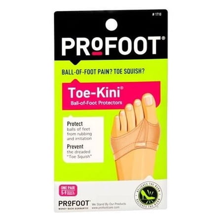 Profoot Toe-Kini Ball-Of-Foot Protectors - 1 Pair, 3 Pack