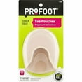 thumbnail image 1 of Profoot Toe Pouches Soothes & Protect Wraparound Gel Cushions, 1 Pair, Size 6-10, 1 of 4