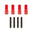 thumbnail image 1 of Proform Mini Valve Cover Nuts Red Bowtie Emblem, 1 of 3