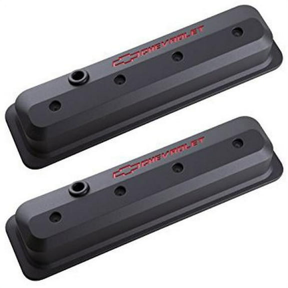 Proform 141-845 PFM141-845 CHEVROLET & BOWTIE EMBLEM DIE-CAST SLANT-EDGE VALVE COVERS CENTER BOLT S/B V8, 8 Fits select: 1988-2000 CHEVROLET GMT-400, 1995-2000 CHEVROLET TAHOE