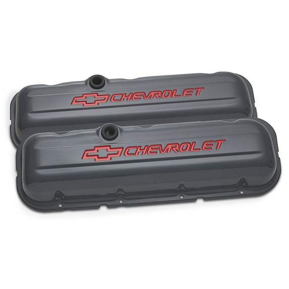Proform 141-889 Stamped Steel Short(Stock Height) Valve Covers 1965-1996 Big Blo