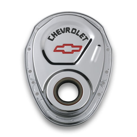 Proform 141-904 Chevy Timing Chain Cover Chevrolet & Bowtie Logos
