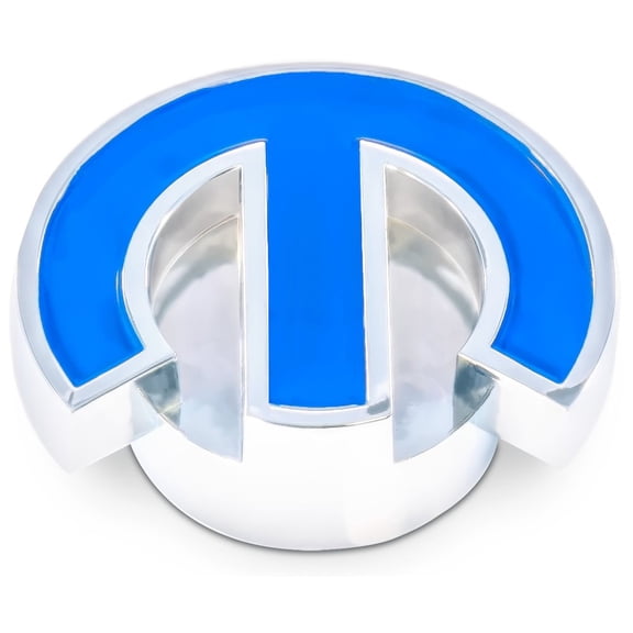 Proform Mopar Deluxe Air Cleaner Nut Chrome w/Blue Emblem