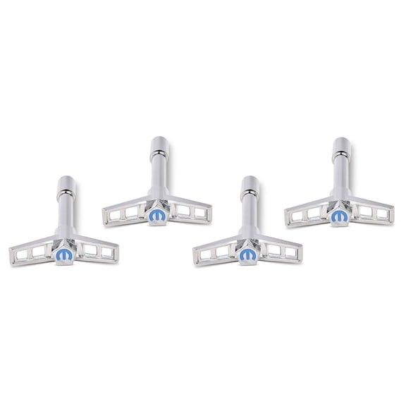 Proform Mopar V/C Wing Nuts Chrome Blue Emblem