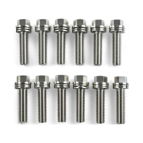 Proform 66824 Wedge-Locking Header Bolts, 1 Inch Long, Set of 12