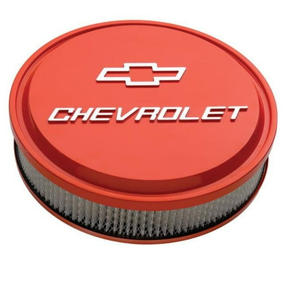 Proform Slant-Edge Air Cleaner Chevrolet & Bowtie Design - Orange