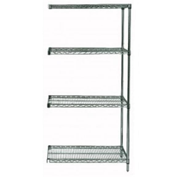 Proform Wire Shelving Add On Unit with 4 Shelves - 24 x 36 x 54 in.