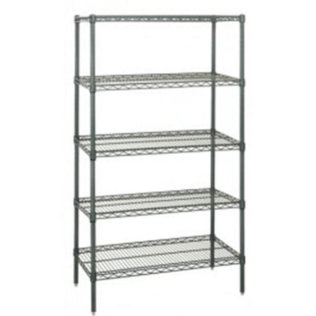 Proform wire shelving starter unit - 30 x 72 x 74 in.