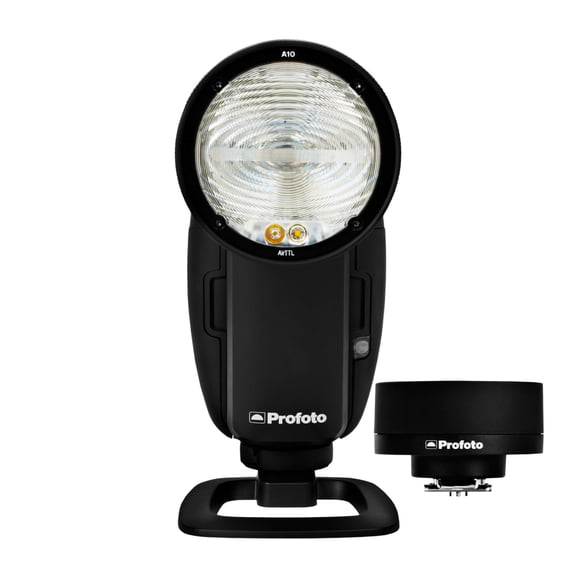 Profoto A10 On-Camera Flash Light for Canon Bundle with Profoto Connect-The Button-Free Trigger for Canon (2 Items)