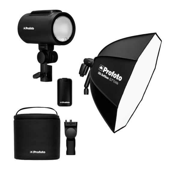 Profoto A2 Monolight Bundle with Profoto Clic Softbox 2.7-Feet Octa and Profoto Li-Ion A-Series Mk II Li-Ion Battery (3 Items)