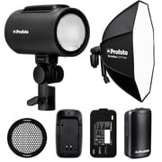 Profoto A2 Monolight Professional Lighting Bundle with Softbox, Battery, and Grid