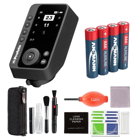 Profoto Connect Pro Remote for Nikon Bundle with Varta AAA Battery, Blower and Additional Accessories