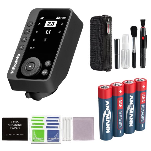 Profoto Connect Pro Remote for Nikon Bundle with Varta AAA Battery and Additional Accessories