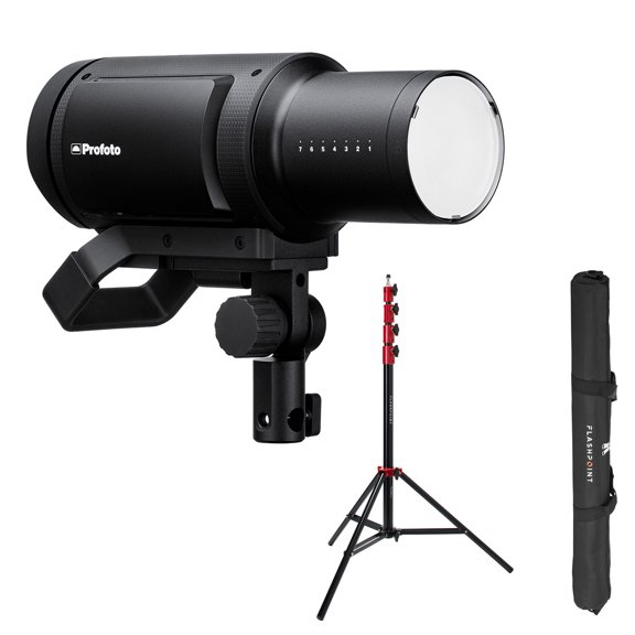 Profoto Pro-B3 750Ws Battery Powered Monolight Bundle with 9.5' Pro Air-Cushioned Stand