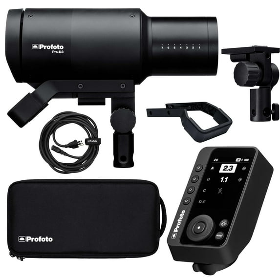 Profoto Pro-D3 1250Ws Monolight with Profoto Connect Pro Non-TTL Remote