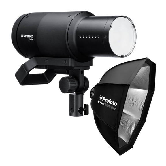 Profoto Pro-D3 750W Industrial-Grade Monolight Bundle with Profoto Softbox 3-Feet Octa (Silver) (2 Items)