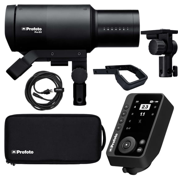 Profoto Pro-D3 750Ws Monolight with Profoto Connect Pro Remote for Sony