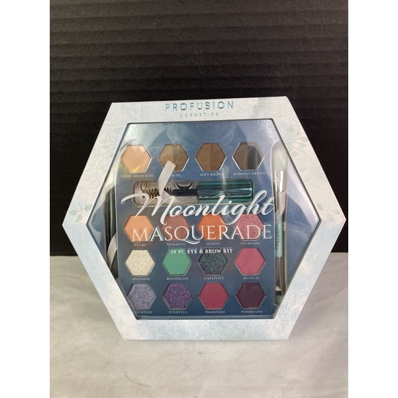 Profusion 19 Piece Eye & Brow Kit, Cosmetics Sets, Moonlight Masquerade