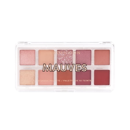 Profusion Cosmetics 10 Color Eyeshadow Palette, Rich Pigmented Multi Finish with Blendable Long-Lasting Formula, Vegan & Cruelty-Free, Mauves
