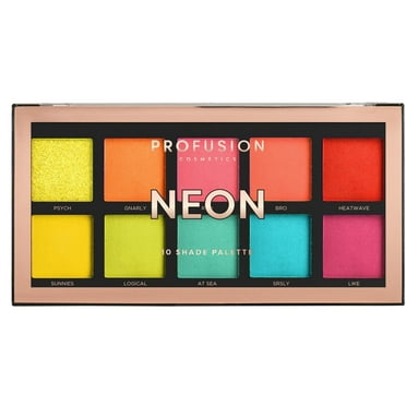 Profusion Cosmetics Highly Pigmented Multi-Finish 10 Shade Eyeshadow Palette