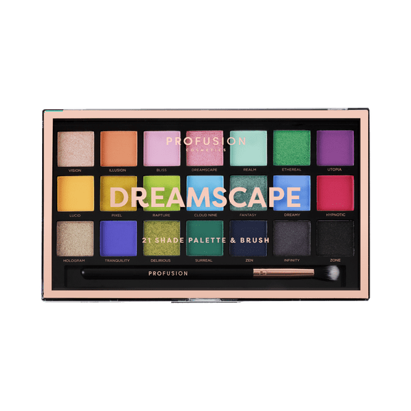 Profusion Cosmetics 21 Shade Eyeshadow Palette - Dreamscape