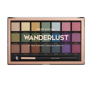 Profusion Cosmetics 21 Color Eyeshadow Palette, Multi Finish Blendable Pigmented Shades Includes Pro Series Brush Travel-Friendly Makeup, Wanderlust