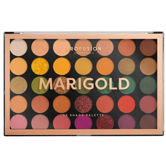 Profusion Cosmetics 35 Shade Eyeshadow Palette - Marigold
