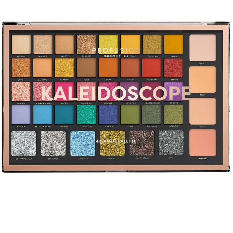 Profusion Cosmetics 42 Shade Eyeshadow Palette - Kaleidoscope