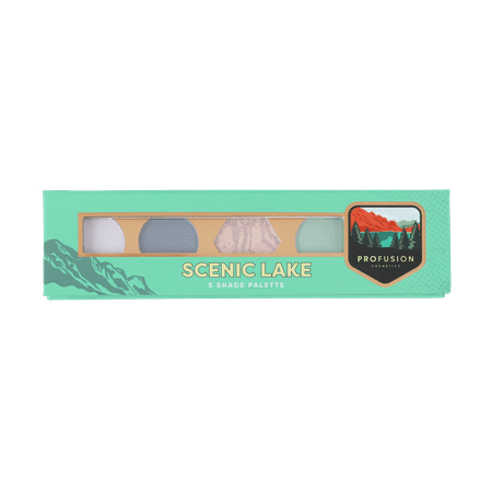Profusion Cosmetics 5 Shade Eyeshadow Palette - Scenic Lake