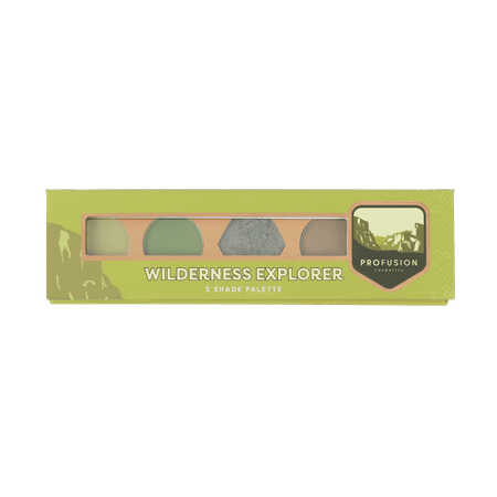 Profusion Cosmetics 5 Shade Eyeshadow Palette - Wilderness Explorer