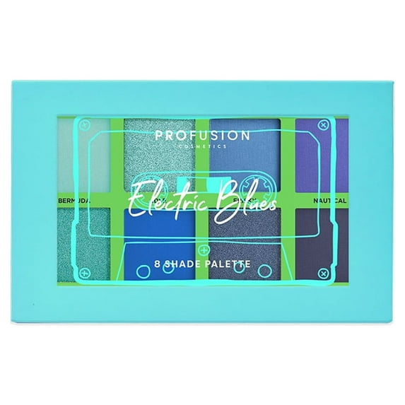 Profusion Cosmetics 8 shade palette Electric Blue .71 oz