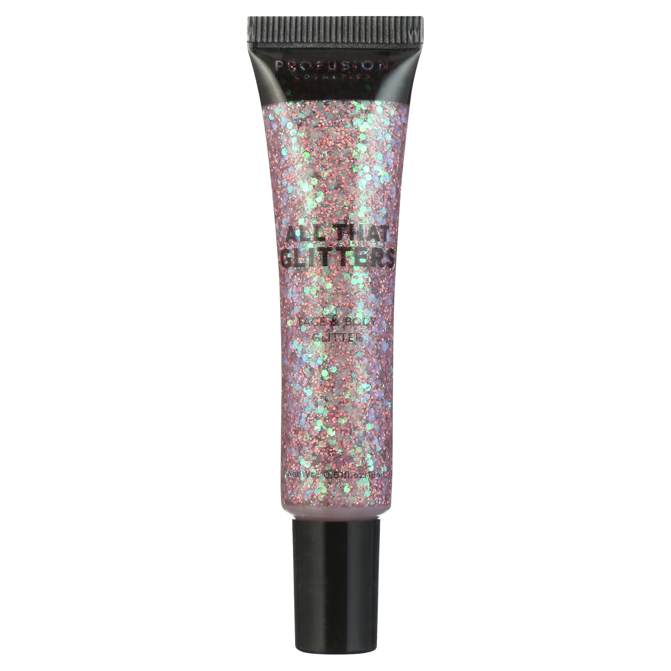 Profusion Cosmetics All That Glitters Face and Body Glitter, Long-Wearing Formula for Dazzling Looks, Festie Bestie