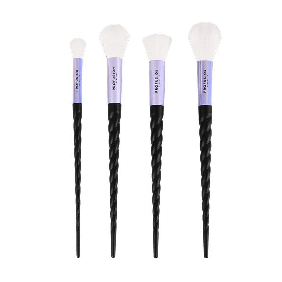 Profusion Cosmetics Alter 4PC Face & Eyeshadow Brush Set
