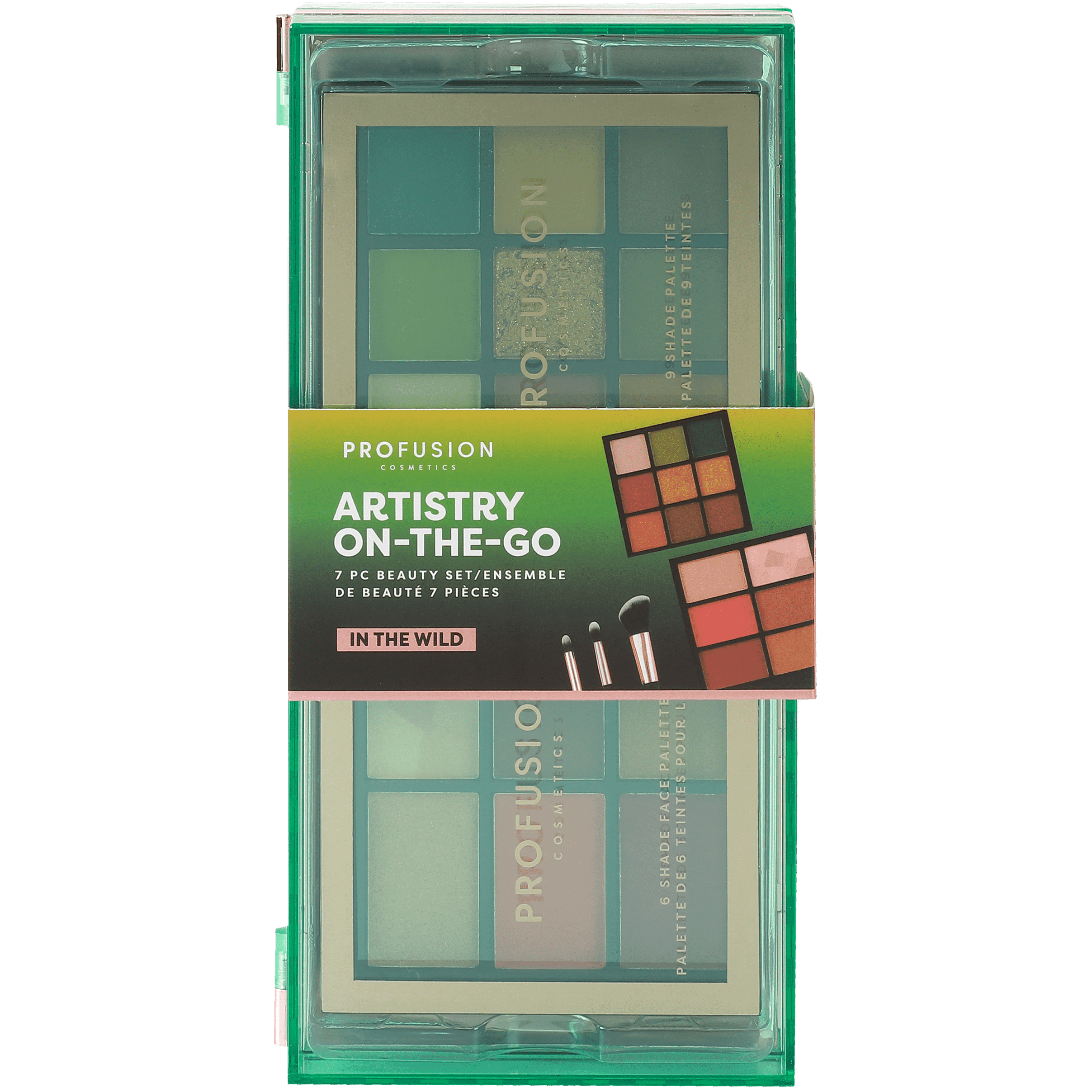 Profusion Cosmetics Artistry On The Go Makeup Kit, 9 Shade