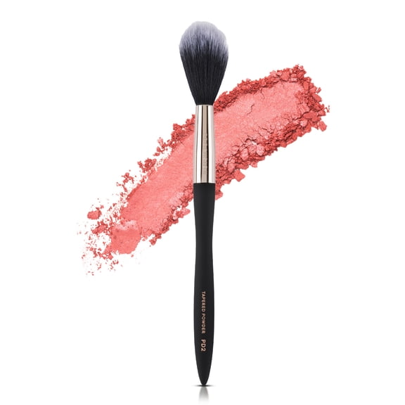 Profusion Cosmetics Artistry Series Tapered Powder Brush, Precision Soft Synthetic Bristles for Pressed Powder. Blush & Highlight, Vegan & Cruelty-Free