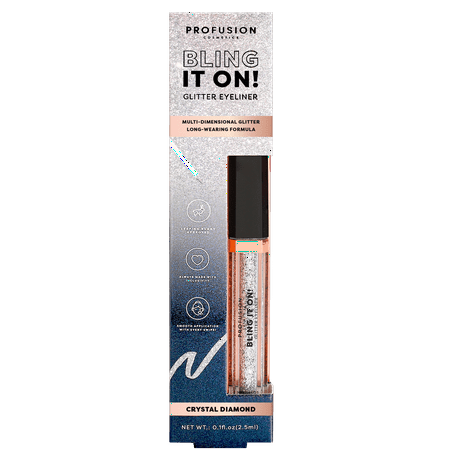Profusion Cosmetics Bling It On Liquid Glitter Eyeliner Crystal Diamond