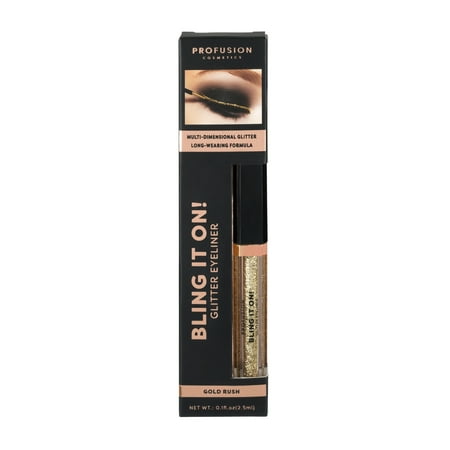 Profusion Cosmetics Bling It On Liquid Glitter Eyeliner Gold Rush