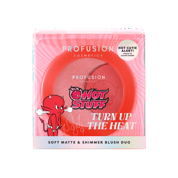 Profusion Cosmetics Turn Up The Head Soft Matte & Shimmer Blush Duo