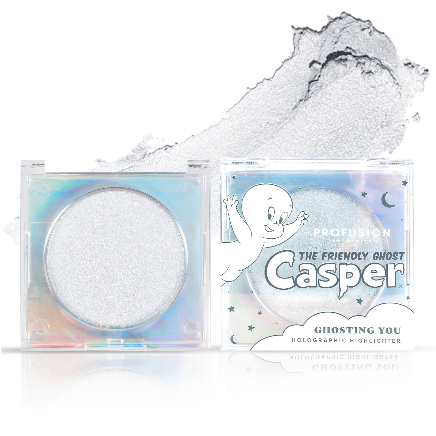 Profusion Cosmetics Casper the Friendly Ghost Glow Makeup Holographic ...