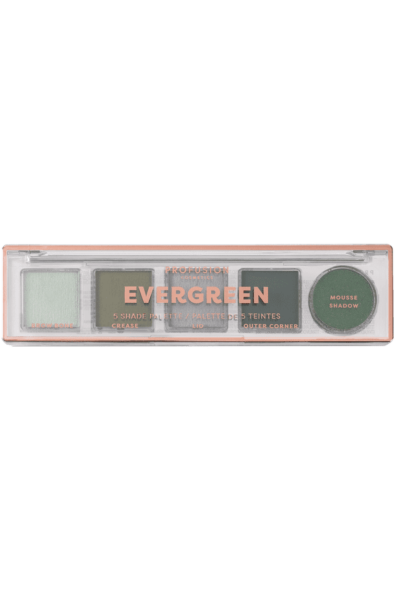 Cosmetics Cozy 5 Shade Eyeshadow Palette for Bold Smokey Eyes, Green