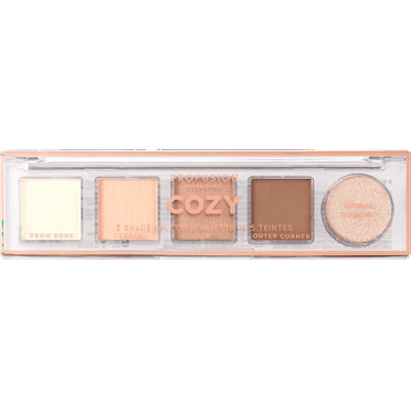 Profusion Cosmetics Cozy 5 Shade Eyeshadow Palette for Bold Smokey Eyes, Nude