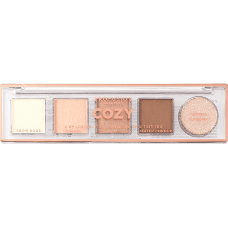 Profusion Cosmetics Cozy 5 Shade Eyeshadow Palette for Bold Smokey Eyes, Cozy
