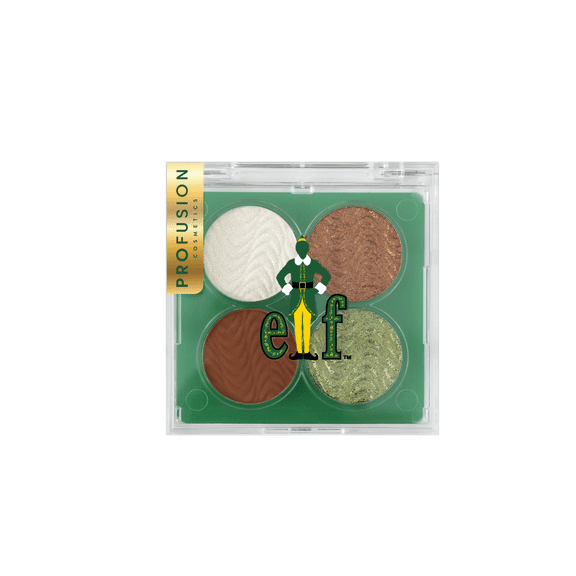 Profusion Cosmetics Elf Stocking Stuffer - Eyeshadow Quad (Elf In The City)