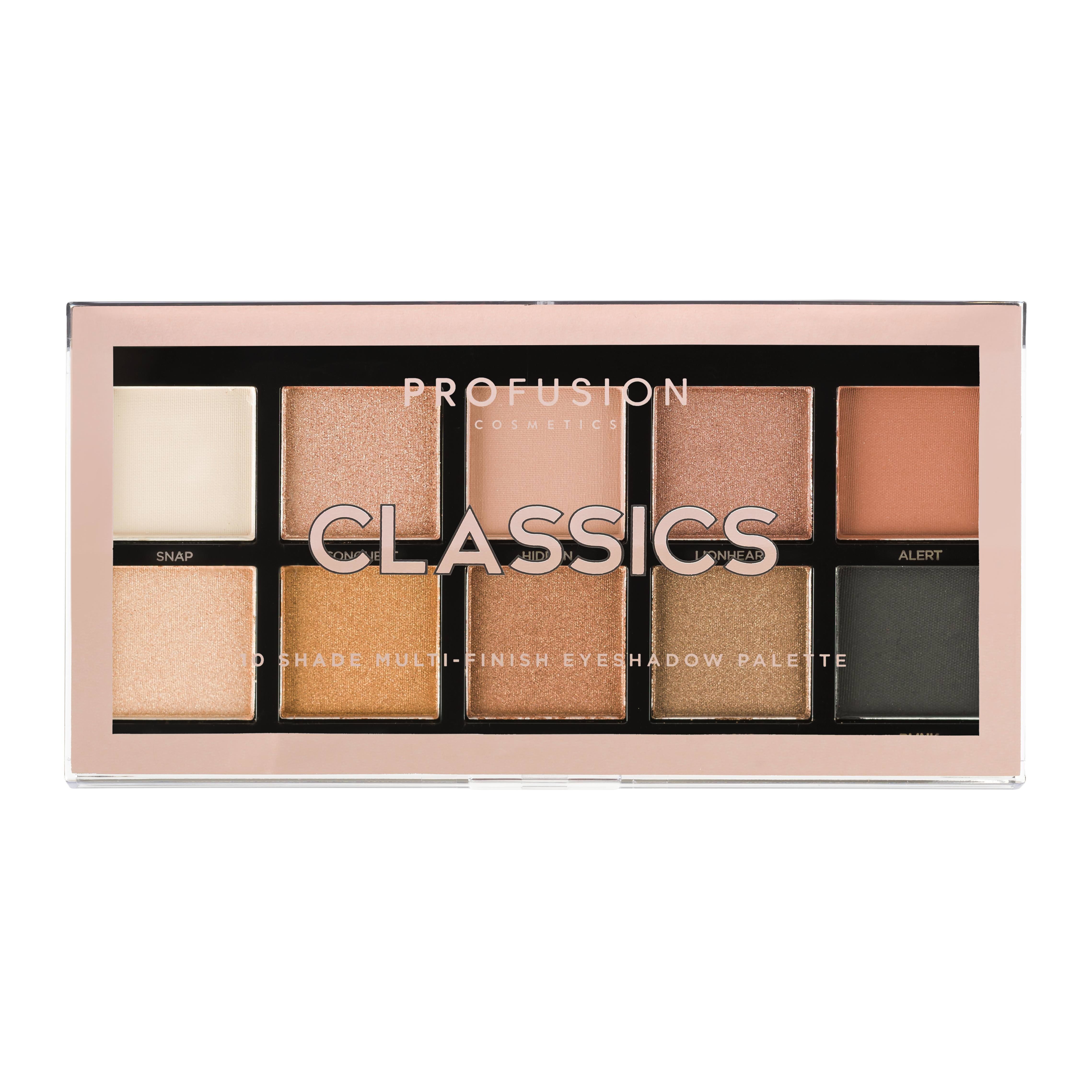 Profusion Cosmetics Eye Shadow Palette, Classics