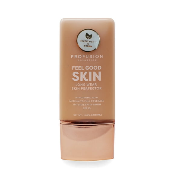 Profusion Cosmetics Feel Good Skin Foundation Make up Medium 5