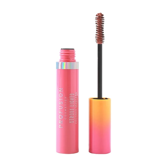 Profusion Cosmetics Festival Strobe Lights Colored Mascara - Bold Lash Color, Lengthening Bright Eye Makeup 0.24 fl oz, Trance (Pink)