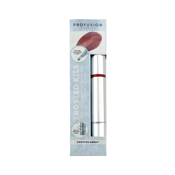 Profusion Cosmetics Frosted Kiss Cooling Plumping Lip Gloss - Frosted Berry