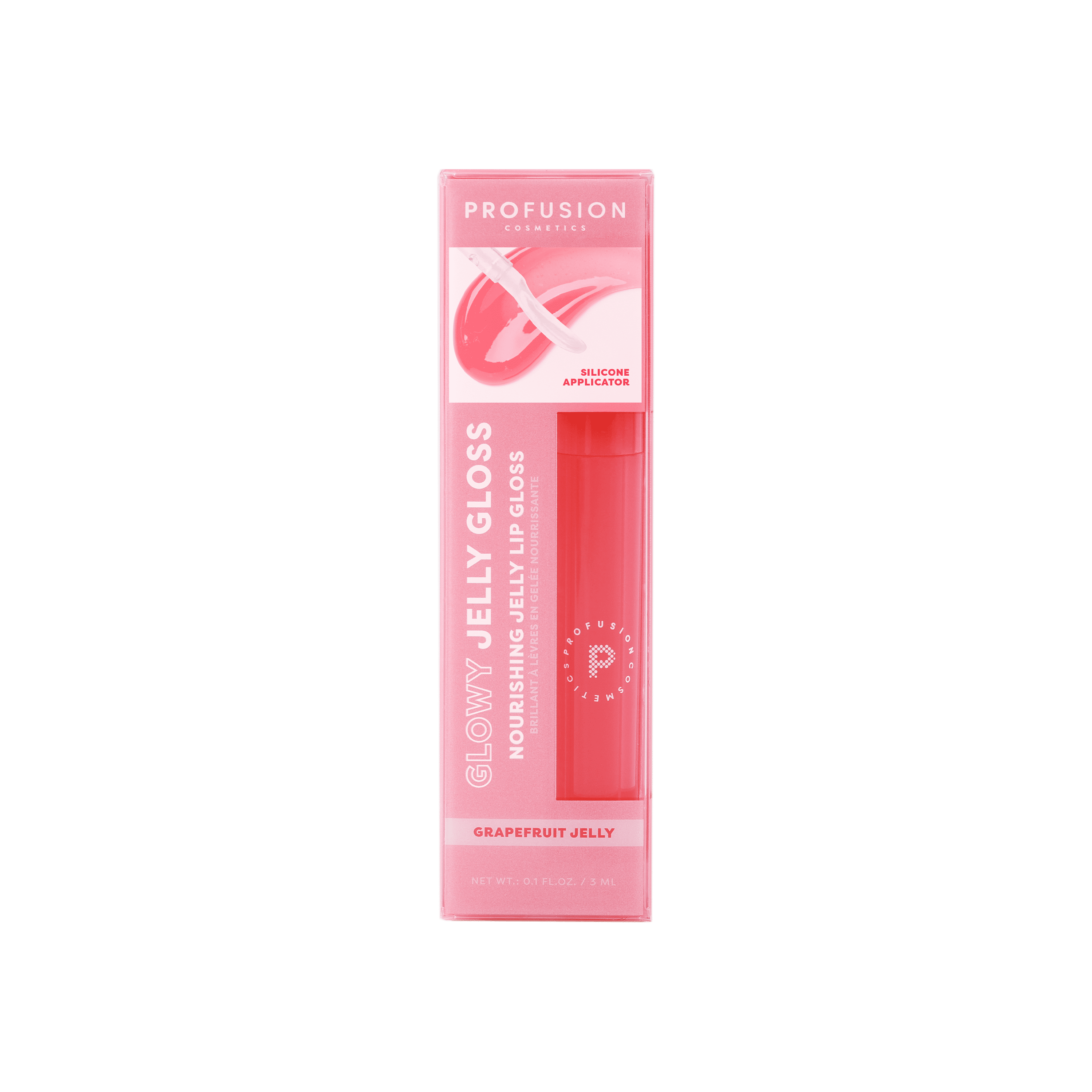Profusion Cosmetics Glowy Jelly Lip Gloss - Grapefruit Jelly