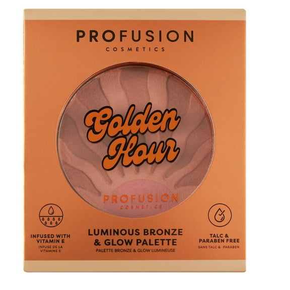 Profusion Cosmetics Golden Hour Luminous Bronze & Glow Palette
